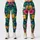 Tropical Pineapple and Palm Foliage for Hawaiian Beach Getaways and Summer Travel Leggings - 1