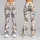 Playful Gray Cat and Yarn Motifs for Yoga, Travel, and Everyday Comfort Leggings - 9