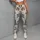 Playful Gray Cat and Yarn Motifs for Yoga, Travel, and Everyday Comfort Leggings - 5