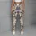 Playful Gray Cat and Yarn Motifs for Yoga, Travel, and Everyday Comfort Leggings - 5