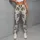 Playful Gray Cat and Yarn Motifs for Yoga, Travel, and Everyday Comfort Leggings - 4