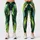 Lime Green Brushstroke Energy for Beach Days and Everyday Casual Style Leggings - 3