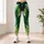 Lime Green Brushstroke Energy for Beach Days and Everyday Casual Style Leggings - 4