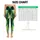 Lime Green Brushstroke Energy for Beach Days and Everyday Casual Style Leggings - 1