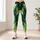 Lime Green Brushstroke Energy for Beach Days and Everyday Casual Style Leggings - 6