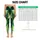 Lime Green Brushstroke Energy for Beach Days and Everyday Casual Style Leggings - 3