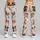 Quirky Puppy Faces With Colorful Spots For Playful Weekend Outings And Dog Lovers Leggings - 9