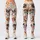 Quirky Puppy Faces With Colorful Spots For Playful Weekend Outings And Dog Lovers Leggings - 1