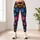 Rainbow Puppy Paws For Playful Weekend Outings And Cozy Everyday Style For Dog Lovers Leggings - 4