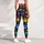 Rainbow Puppy Paws For Playful Weekend Outings And Cozy Everyday Style For Dog Lovers Leggings - 4