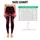 Black and Neon Magenta Lightning Veins for Bold Everyday Style and Nightlife Looks Leggings - 1
