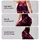 Black and Neon Magenta Lightning Veins for Bold Everyday Style and Nightlife Looks Leggings - 8