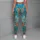 Turquoise Coral Reef and Seahorse Coastal Escape for Ocean Lovers and Beach Days Leggings - 6