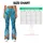 Turquoise Coral Reef and Seahorse Coastal Escape for Ocean Lovers and Beach Days Leggings - 7