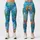 Turquoise Coral Reef and Seahorse Coastal Escape for Ocean Lovers and Beach Days Leggings - 3