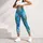 Turquoise Coral Reef and Seahorse Coastal Escape for Ocean Lovers and Beach Days Leggings - 4