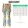 Blue Yellow Botanical Flowers for Coastal Getaways and Sunny Beach Days Leggings - 7