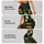 Green Halloween Jack-o'-Lanterns and Skulls for Spooky Season Celebrations Leggings - 8