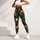 Green Halloween Jack-o'-Lanterns and Skulls for Spooky Season Celebrations Leggings - 5