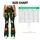 Green Halloween Jack-o'-Lanterns and Skulls for Spooky Season Celebrations Leggings - 7