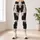 Black Cat and Golden Eyes for Cozy Weekend Style and Everyday Cat Lover Outings Leggings - 4