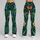 Monstera And Palm Leaves For Tropical Island Getaways And Beach Days Leggings - 9