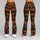 Striped Skull Cat Halloween Style for Spooky Season Celebrations and Everyday Wear Leggings - 9