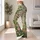 Ivory And Emerald Shamrock Rose Vines For St. Patrick’s Day Festive Celebrations Leggings - 11