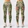 Ivory And Emerald Shamrock Rose Vines For St. Patrick’s Day Festive Celebrations Leggings - 3