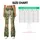 Ivory And Emerald Shamrock Rose Vines For St. Patrick’s Day Festive Celebrations Leggings - 7