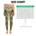 Ivory And Emerald Shamrock Rose Vines For St. Patrick’s Day Festive Celebrations Leggings - 1