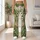 Ivory And Emerald Shamrock Rose Vines For St. Patrick’s Day Festive Celebrations Leggings - 10