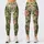 Ivory And Emerald Shamrock Rose Vines For St. Patrick’s Day Festive Celebrations Leggings - 1