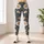 White Daisies and Golden Centers for Yoga, Pilates, and Everyday Wear Leggings - 4