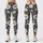 White Daisies and Golden Centers for Yoga, Pilates, and Everyday Wear Leggings - 3