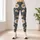 White Daisies and Golden Centers for Yoga, Pilates, and Everyday Wear Leggings - 6