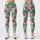 Strawberry And Aqua Botanical Motifs For Yoga Pilates And Everyday Wear Leggings - 3