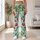 Strawberry And Aqua Botanical Motifs For Yoga Pilates And Everyday Wear Leggings - 12