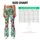 Strawberry And Aqua Botanical Motifs For Yoga Pilates And Everyday Wear Leggings - 7