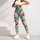Strawberry And Aqua Botanical Motifs For Yoga Pilates And Everyday Wear Leggings - 6