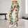 Coral Strawberry And Green Leaf Motifs For Yoga, Pilates And Summer Errands Leggings - 11