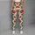 Coral Strawberry And Green Leaf Motifs For Yoga, Pilates And Summer Errands Leggings - 6