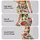 Coral Strawberry And Green Leaf Motifs For Yoga, Pilates And Summer Errands Leggings - 2