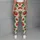 Coral Strawberry And Green Leaf Motifs For Yoga, Pilates And Summer Errands Leggings - 5