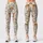 Woodland Fawn and Sage Leaves for Yoga, Pilates, and Everyday Outings Leggings - 3
