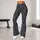 Charcoal Leopard Spots for Yoga, Pilates, Commuting, and Chic Everyday City Style Leggings - 11