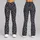 Charcoal Leopard Spots for Yoga, Pilates, Commuting, and Chic Everyday City Style Leggings - 9