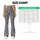 Charcoal Paw Motif Gray Field For Yoga And Everyday Activewear Leggings - 7