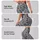 Charcoal Paw Motif Gray Field For Yoga And Everyday Activewear Leggings - 8
