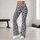 Charcoal Paw Motif Gray Field For Yoga And Everyday Activewear Leggings - 10